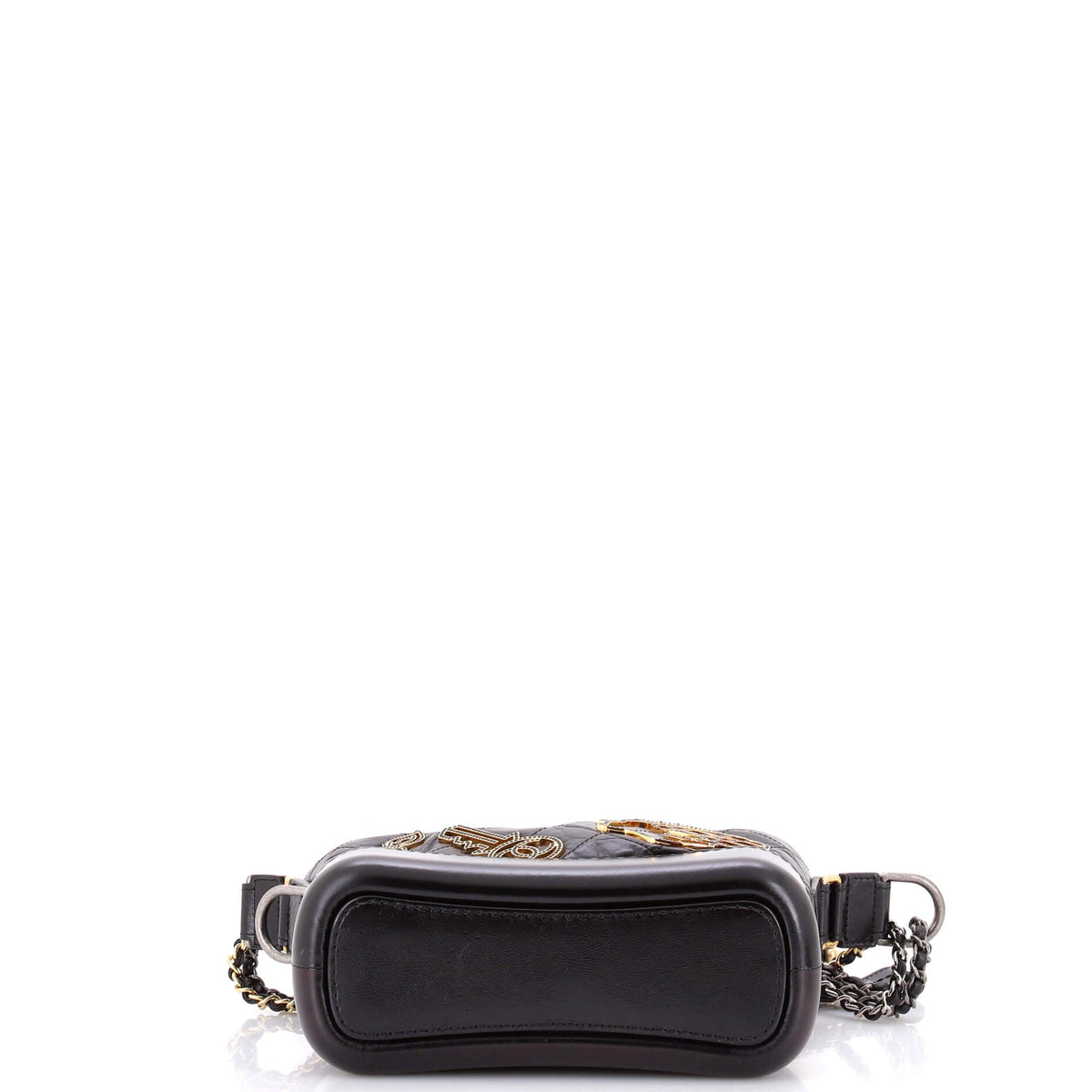 Gabrielle Hobo Embellished Quilted Aged Calfskin Small