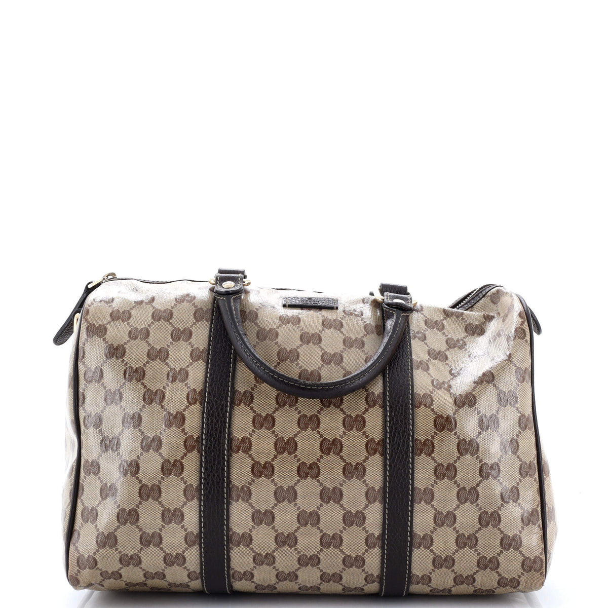 Joy Boston Bag GG Coated Canvas Medium
