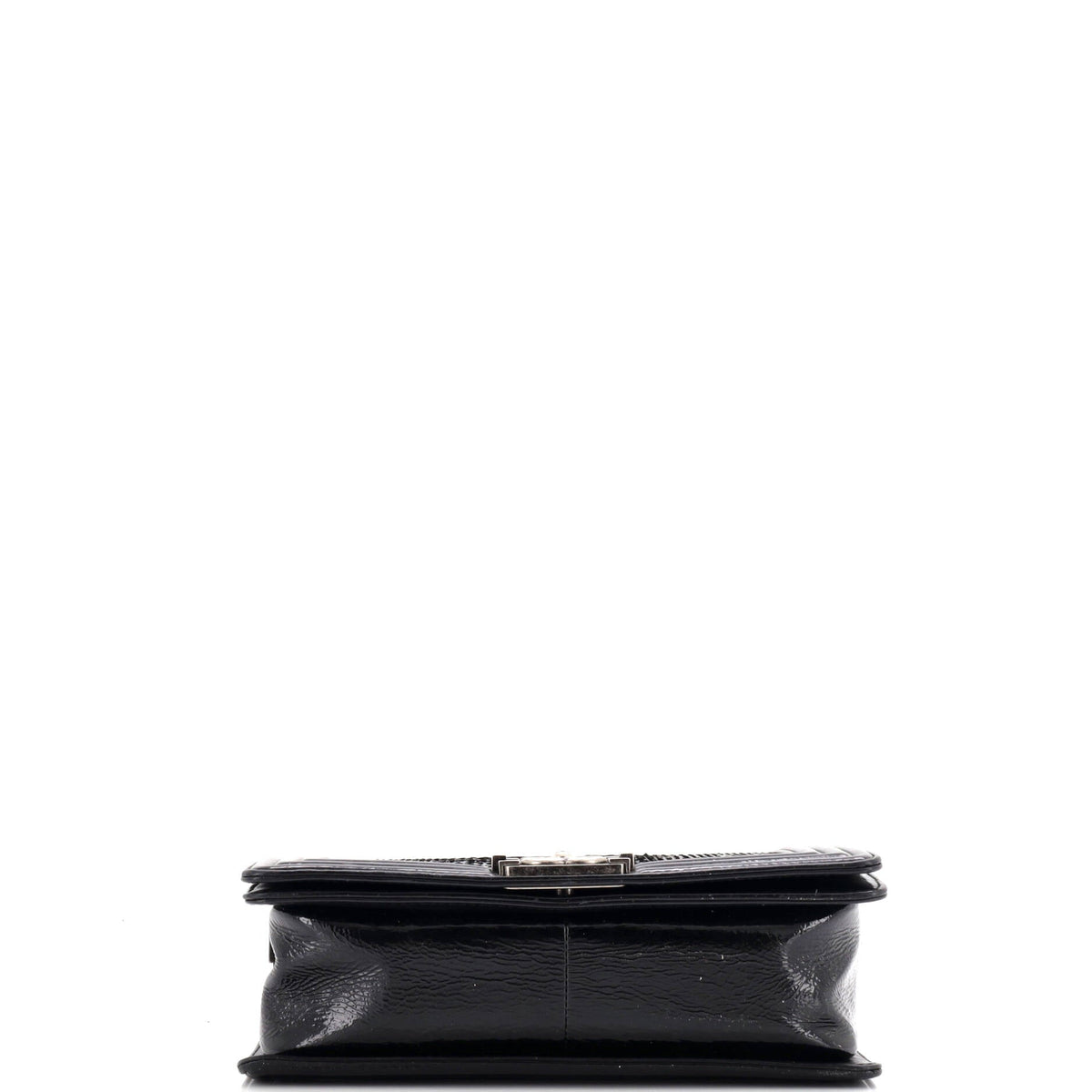 Boy Flap Bag Python and Patent Old Medium