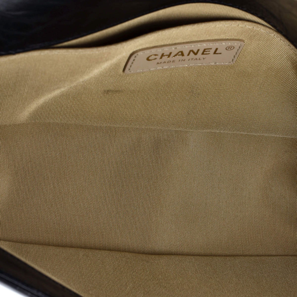 Boy Flap Bag Chevron Embellished Crumpled Calfskin Old Medium