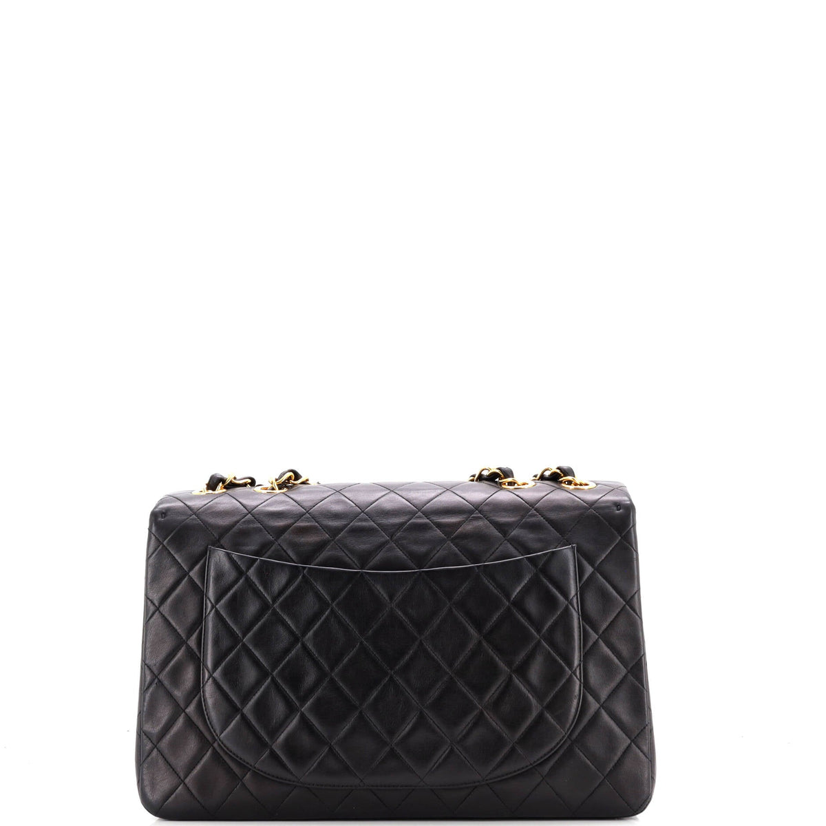 Vintage Classic Single Flap Bag Quilted Lambskin Maxi