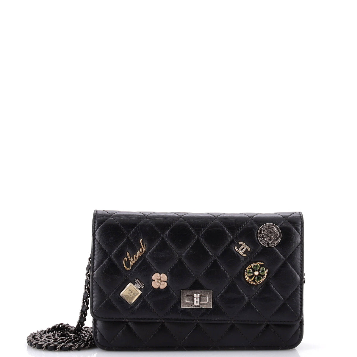 Lucky Charms Reissue 2.55 Wallet on Chain Quilted Calfskin