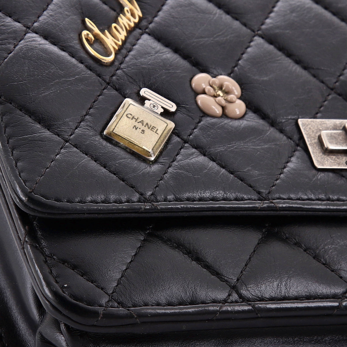 Lucky Charms Reissue 2.55 Wallet on Chain Quilted Calfskin