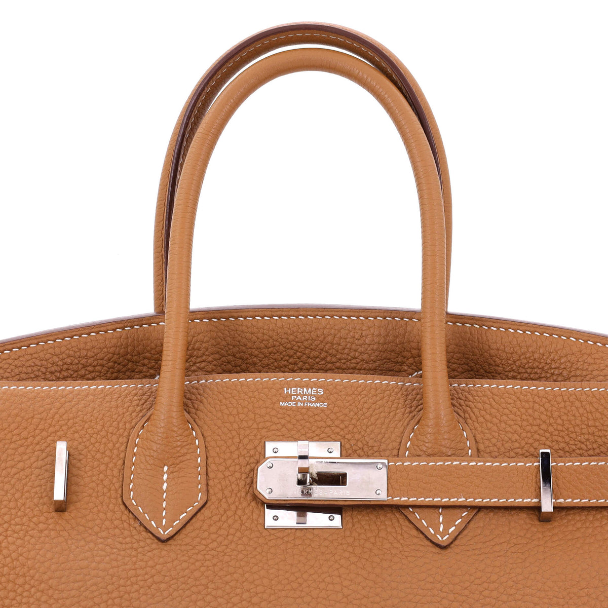 Birkin Handbag Gold Togo with Palladium Hardware 30