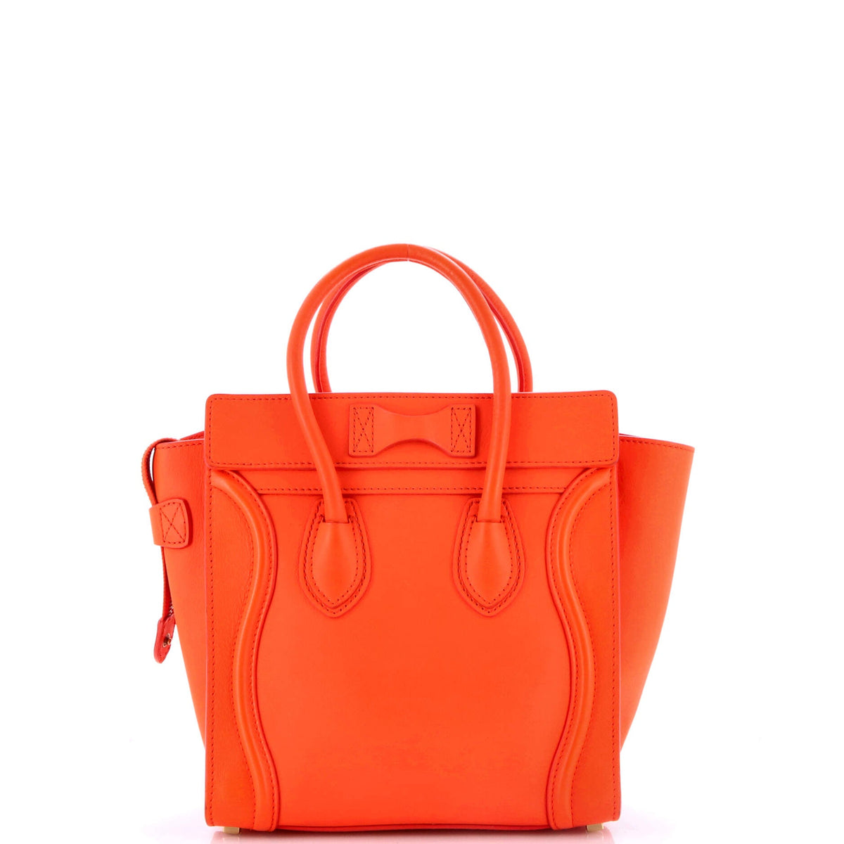 Luggage Bag Smooth Leather Micro