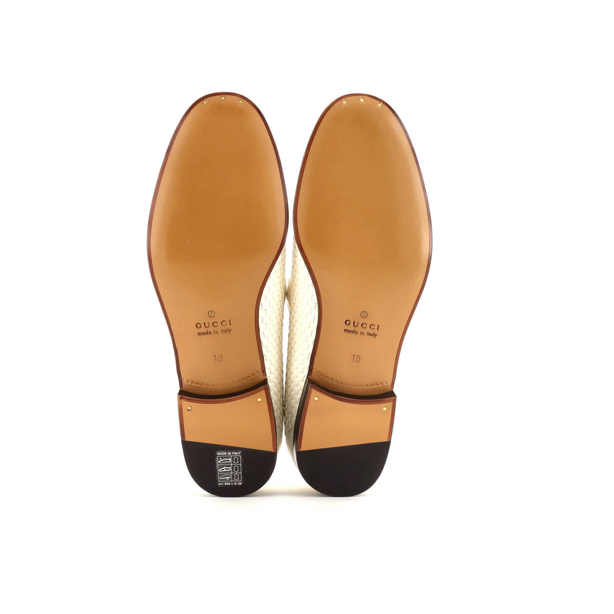 Men's Horsebit Loafers Woven Leather
