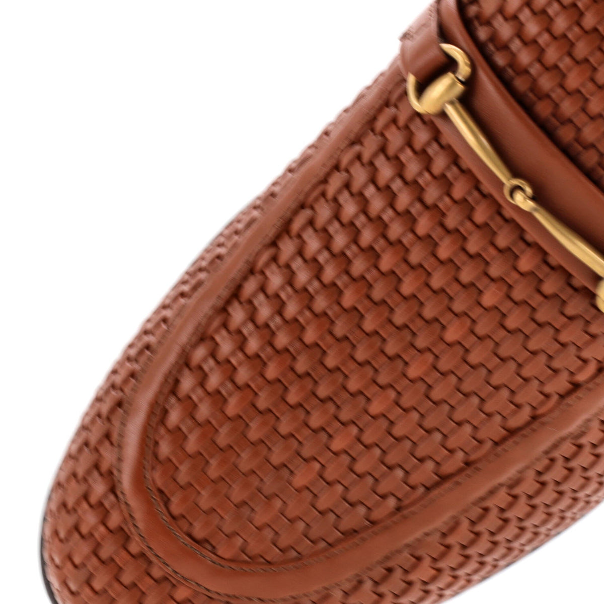 Men's Horsebit Loafers Woven Leather