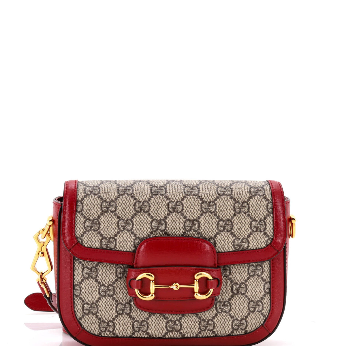 Horsebit 1955 Shoulder Bag GG Coated Canvas with Leather Mini