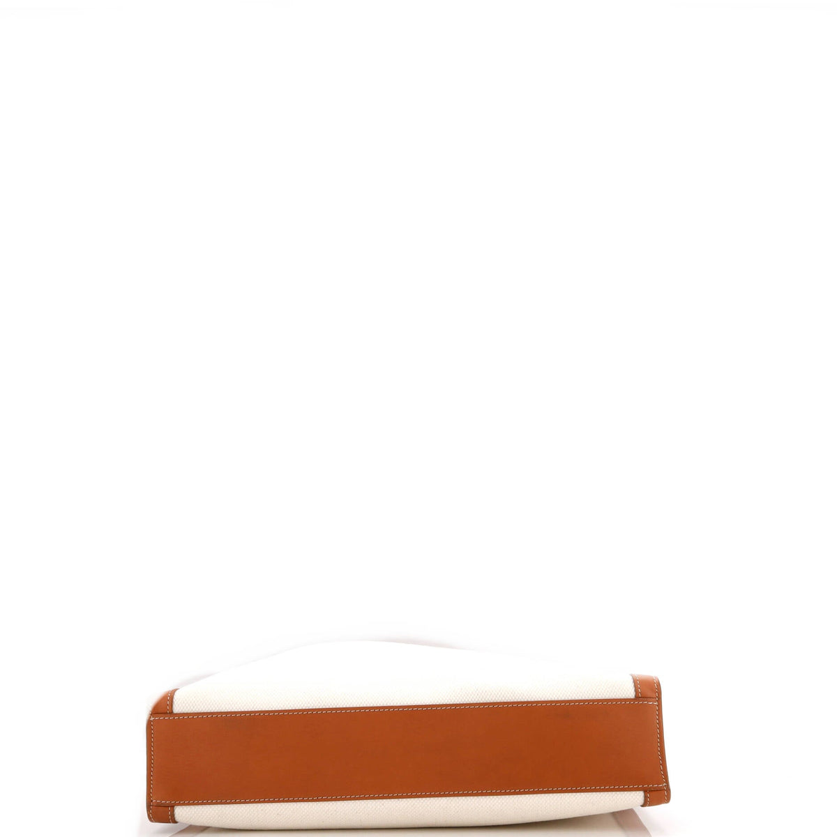 Vertical Cabas Tote Canvas with Leather Large