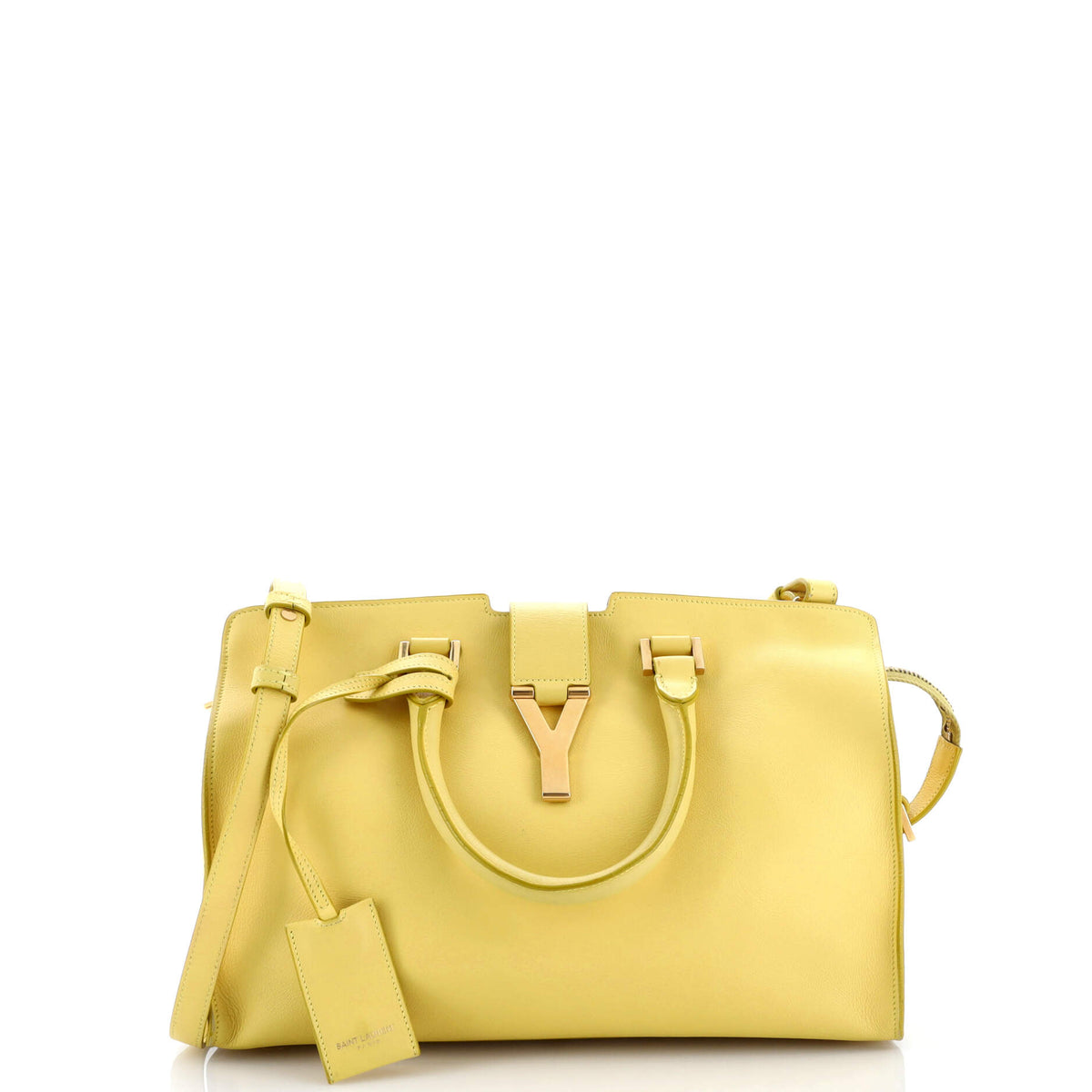 Classic Y Cabas Leather Small