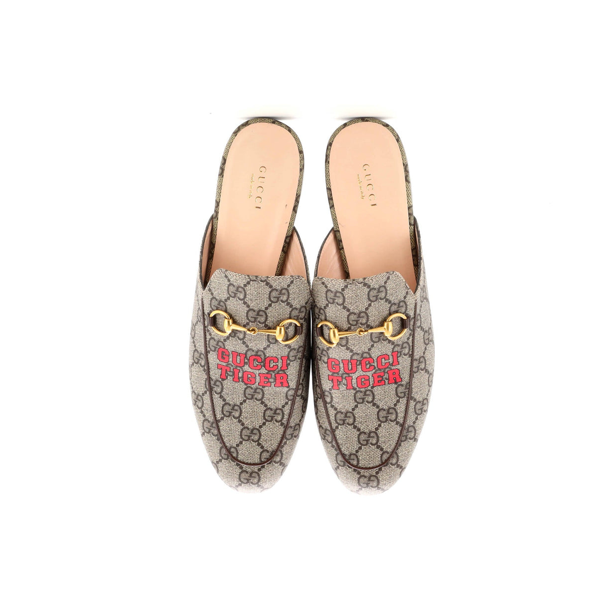 Women's Princetown Mules Printed GG Coated Canvas