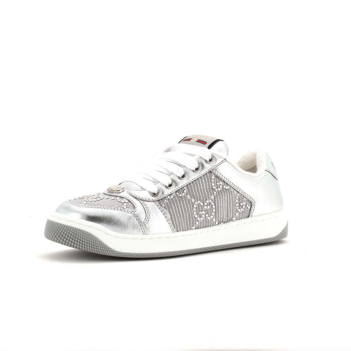 Screener Sneakers Leather with Crystals