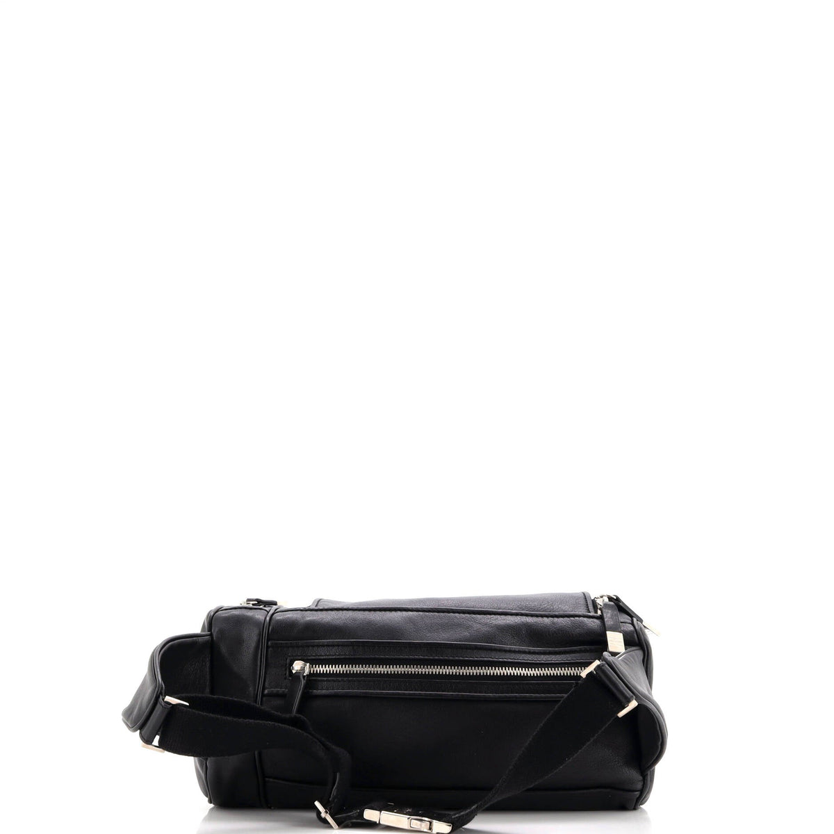 Homme Multi Pocket Waist Bag Leather