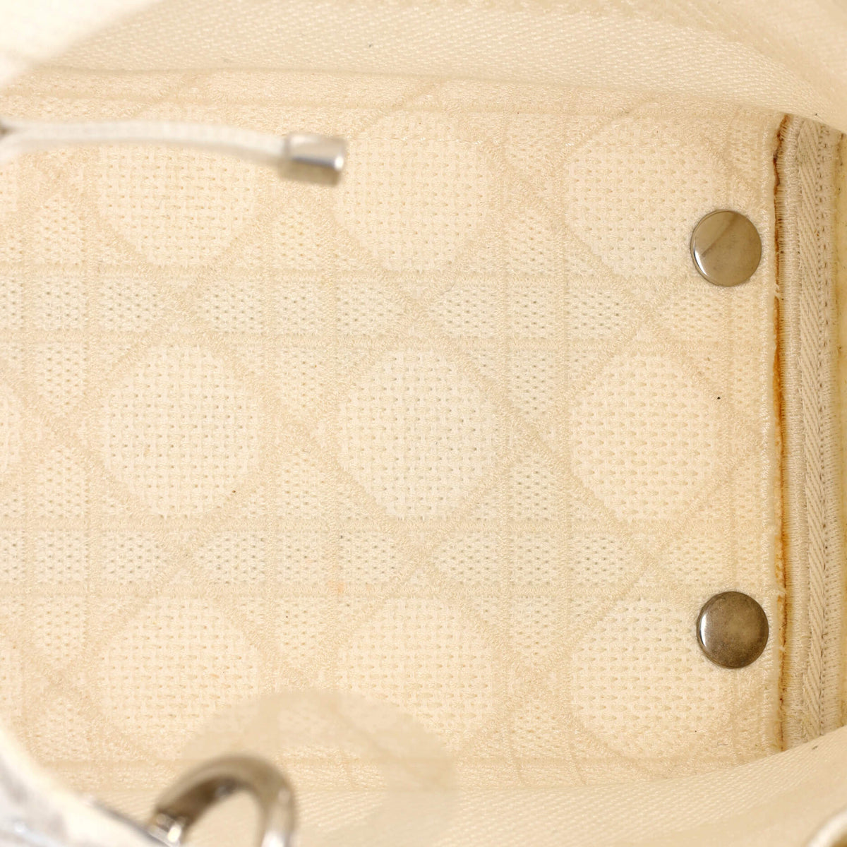Lady D-Lite Bag Cannage Embroidered Canvas Medium