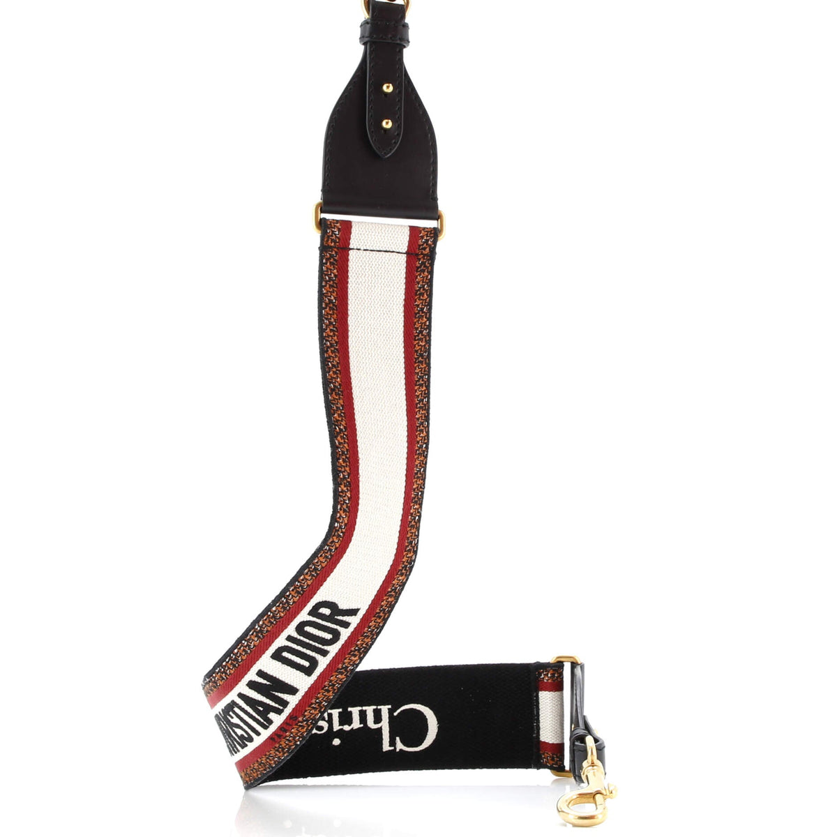 Logo Shoulder Strap Embroidered Canvas