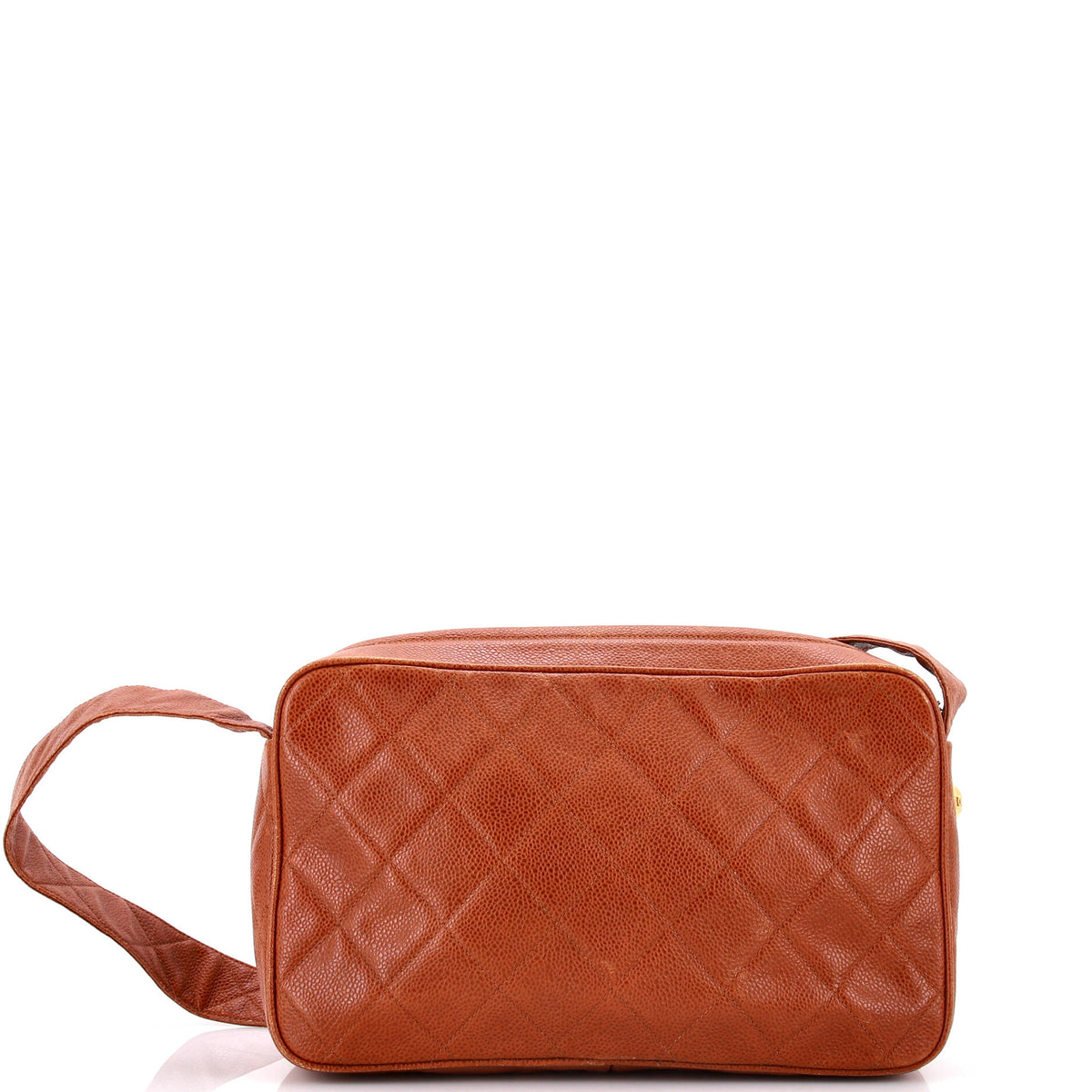 Vintage Front Pocket Camera Bag Quilted Caviar Medium