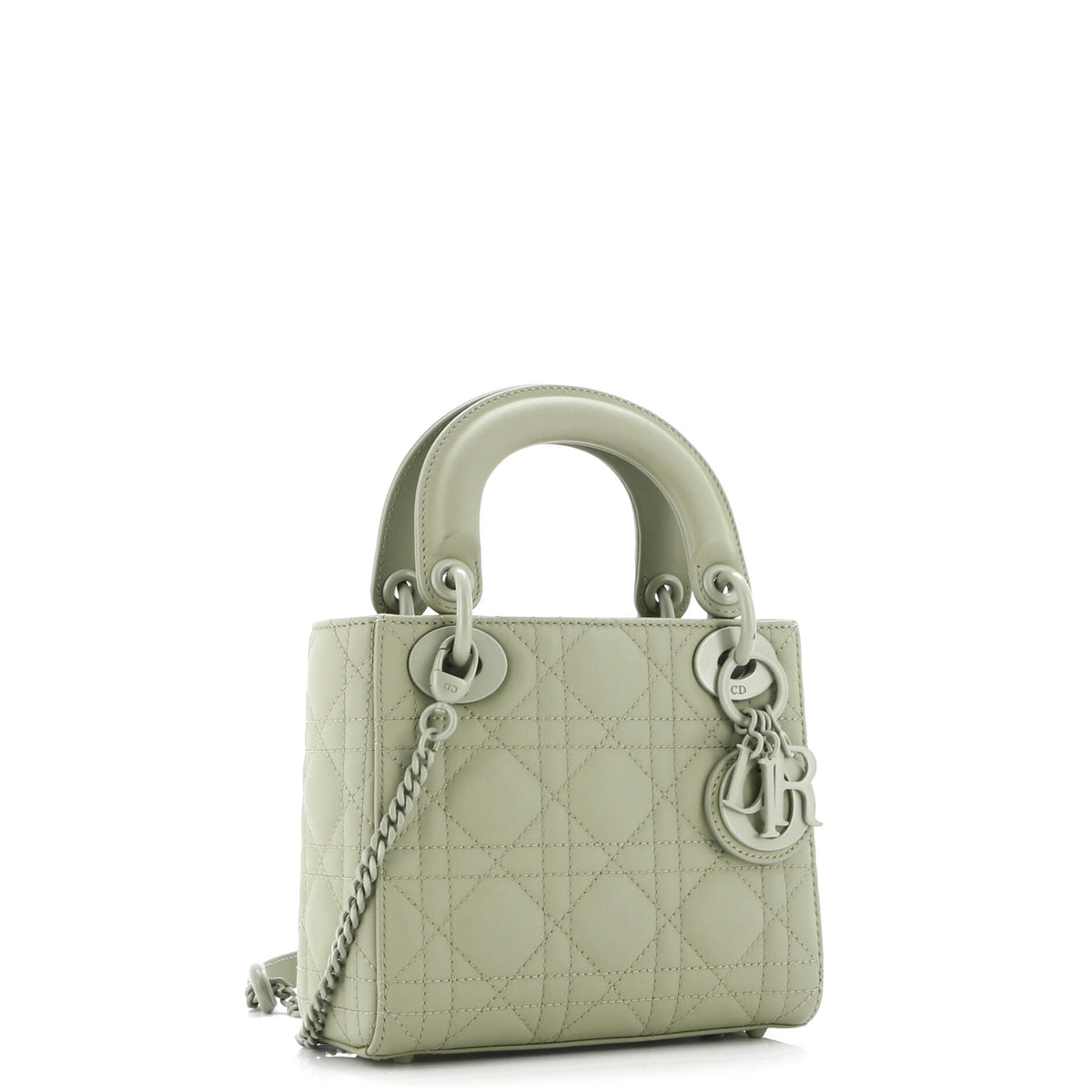 Ultra Matte Lady Dior Chain Bag Cannage Quilt Calfskin Mini