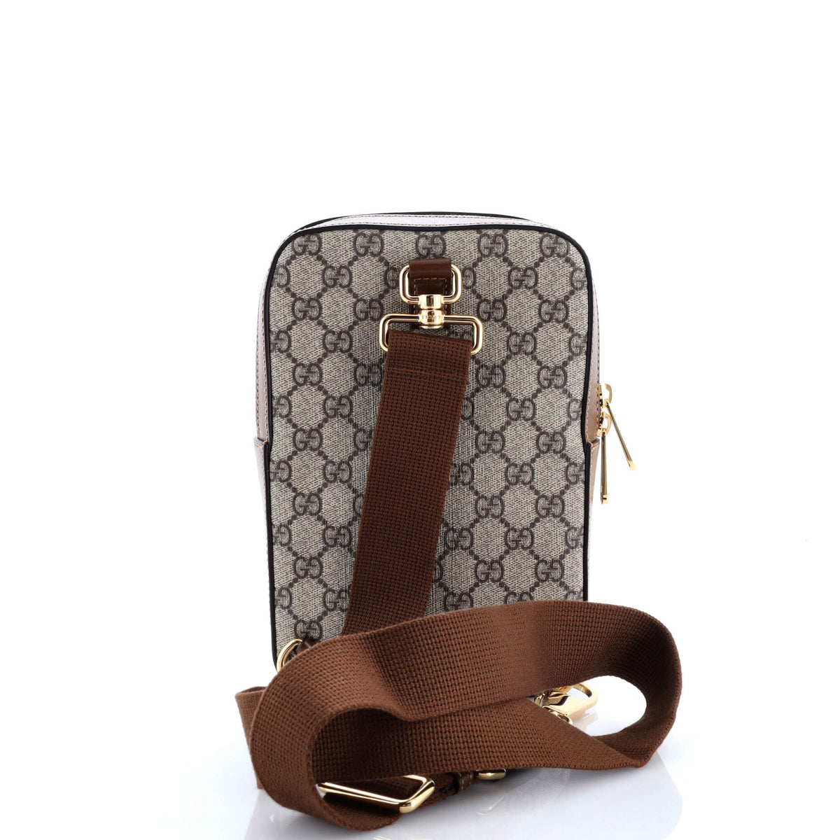 Interlocking G Patch Sling Bag GG Coated Canvas Small