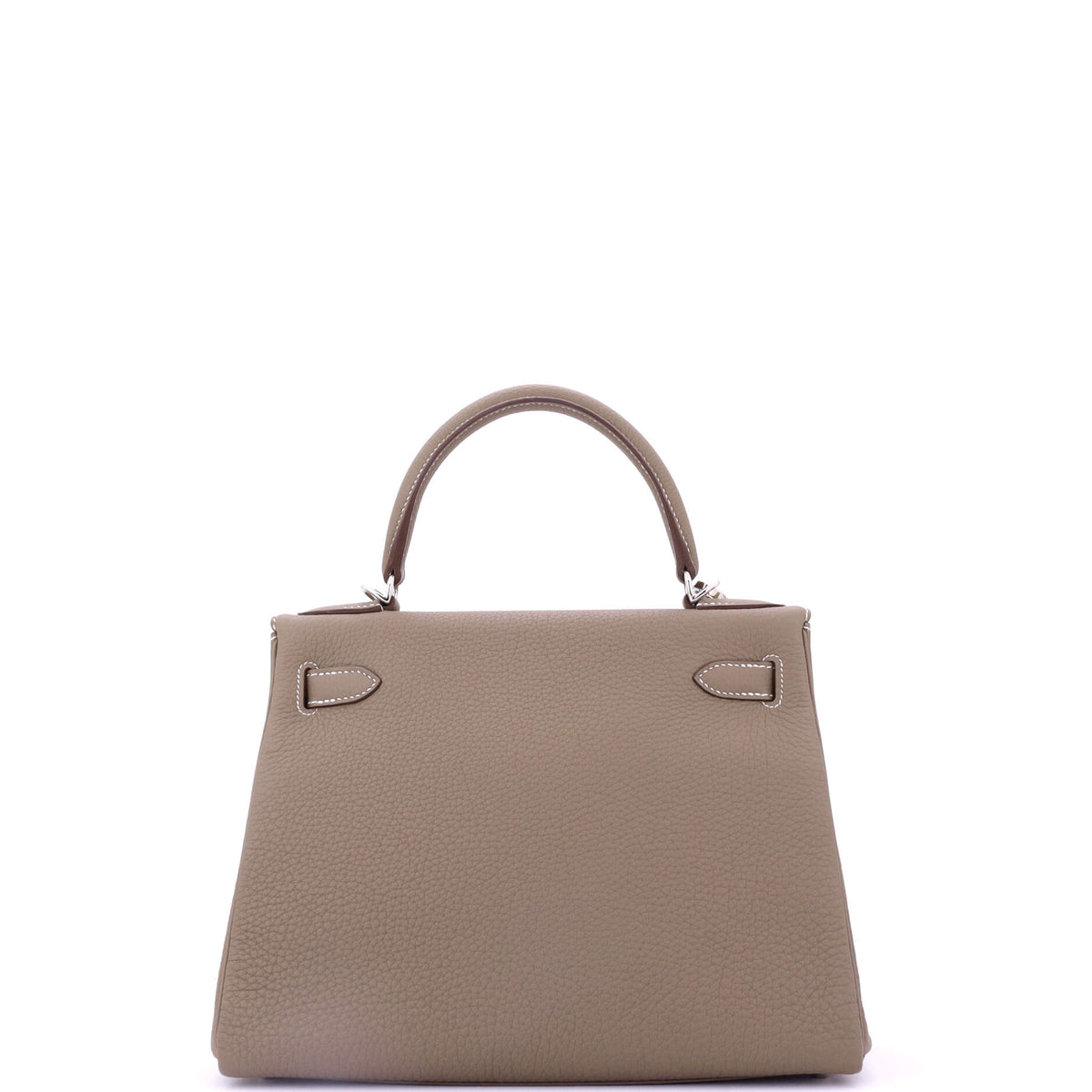 Kelly Handbag Grey Togo with Palladium Hardware 28