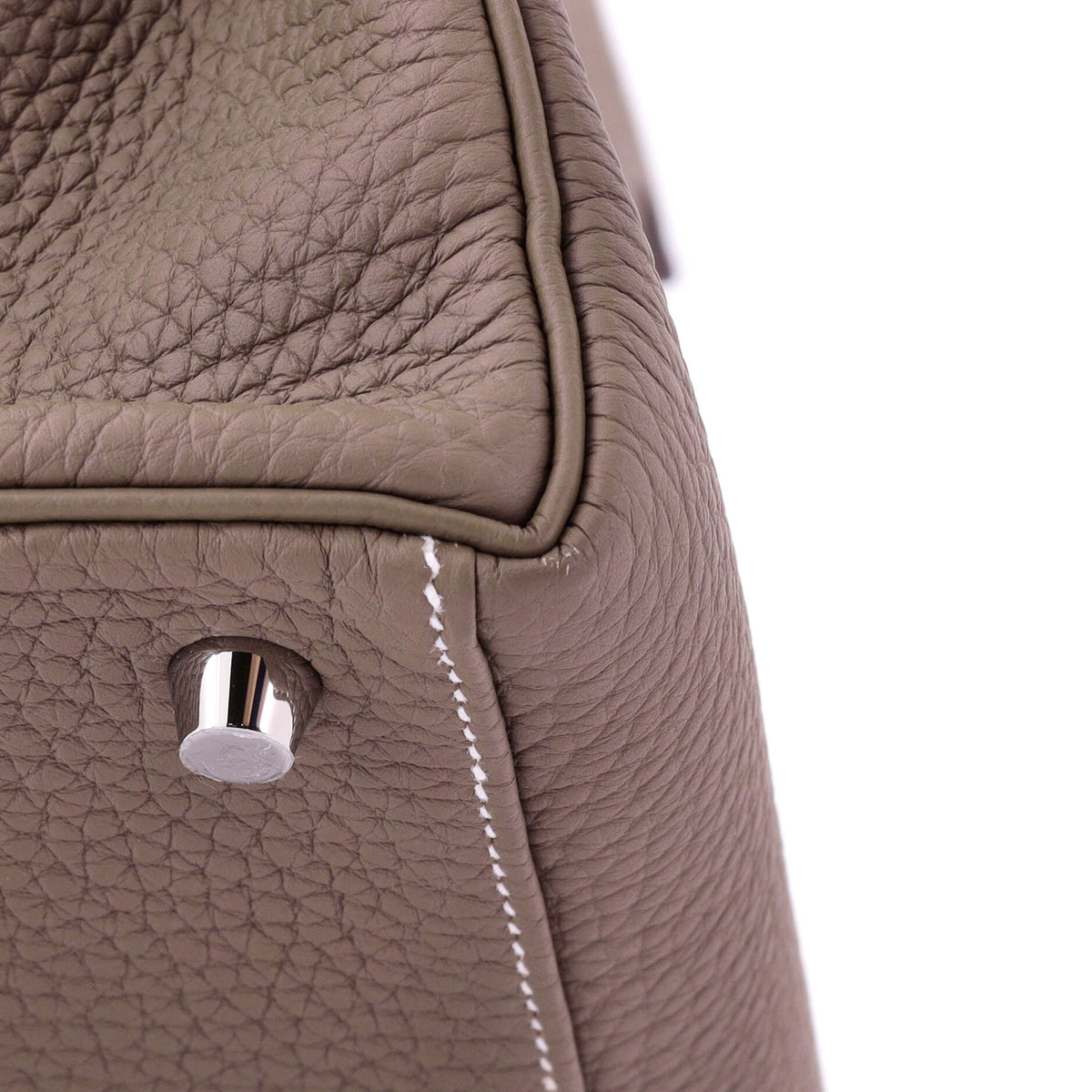 Kelly Handbag Grey Togo with Palladium Hardware 28