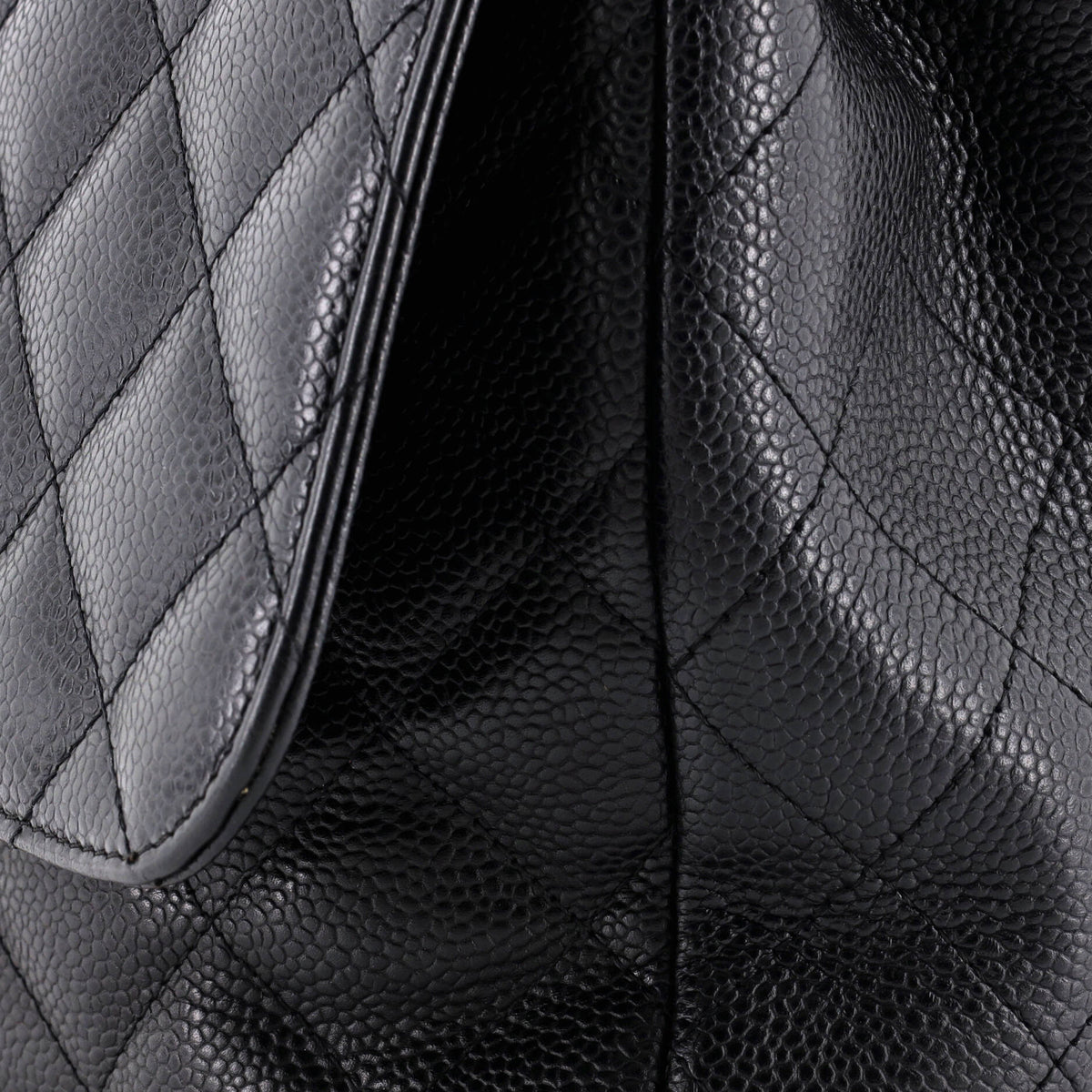 Classic Single Flap Bag Quilted Caviar Jumbo