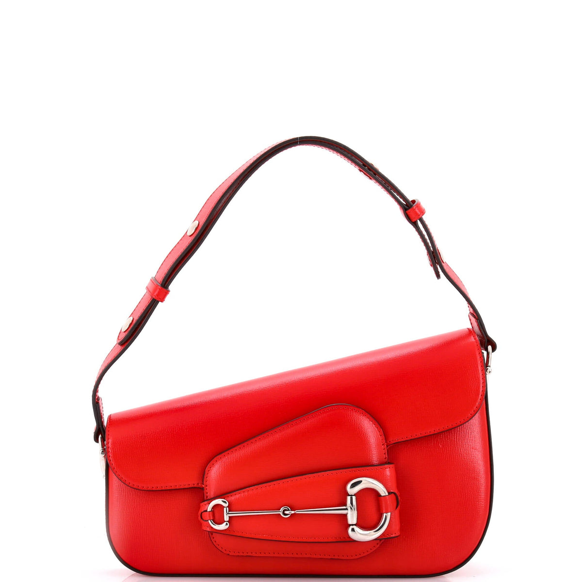 Horsebit 1955 Asymmetric Shoulder Bag Leather Small