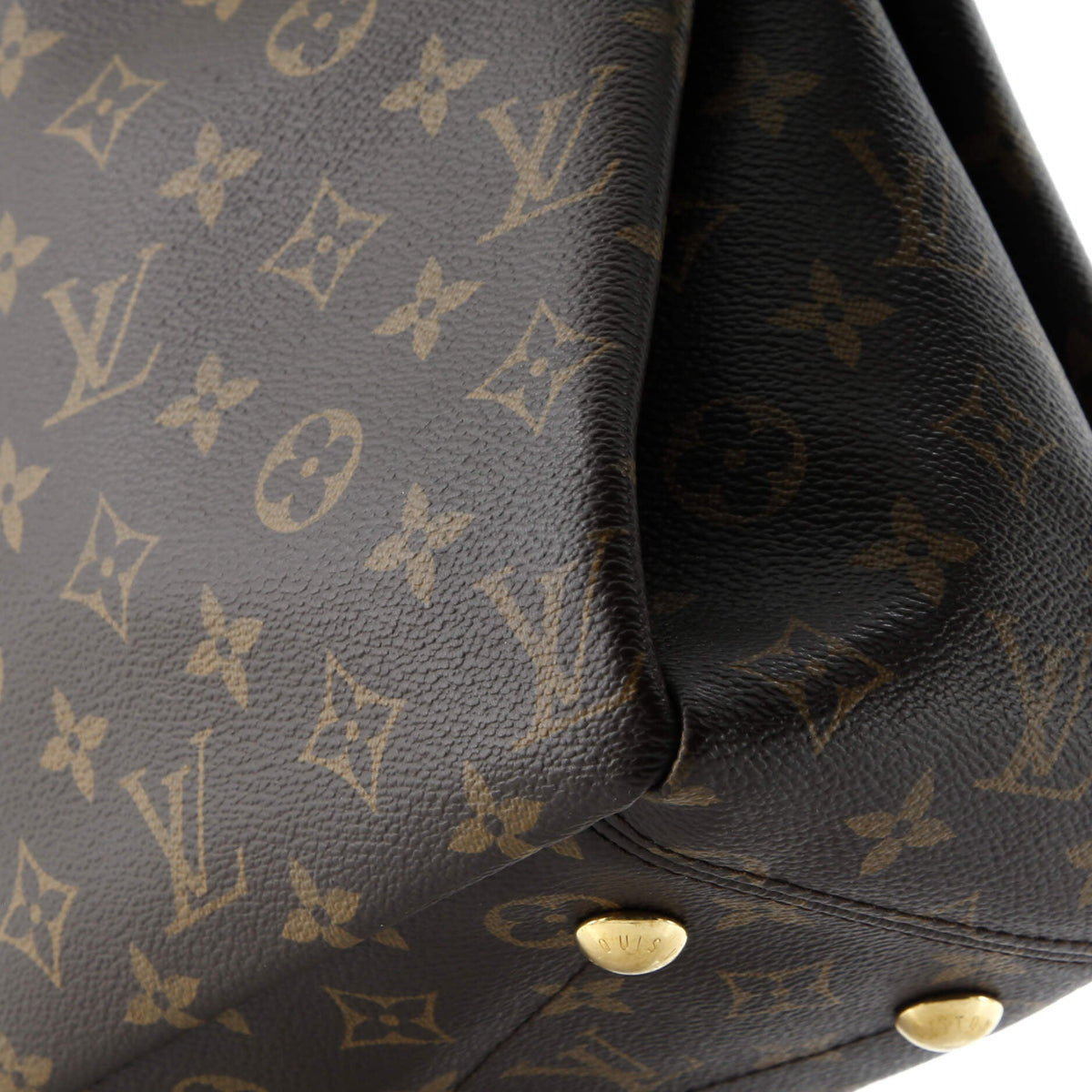 Pallas Shopper Monogram Canvas and Calfskin