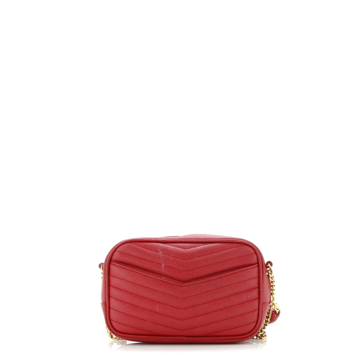 Lou Camera Bag Matelasse Chevron Leather Mini