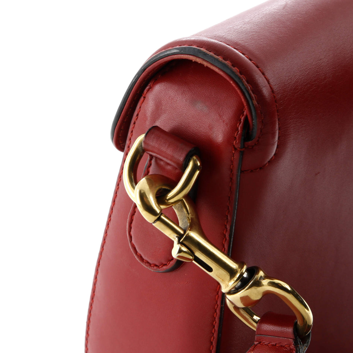 Lady Web Shoulder Bag Leather Medium