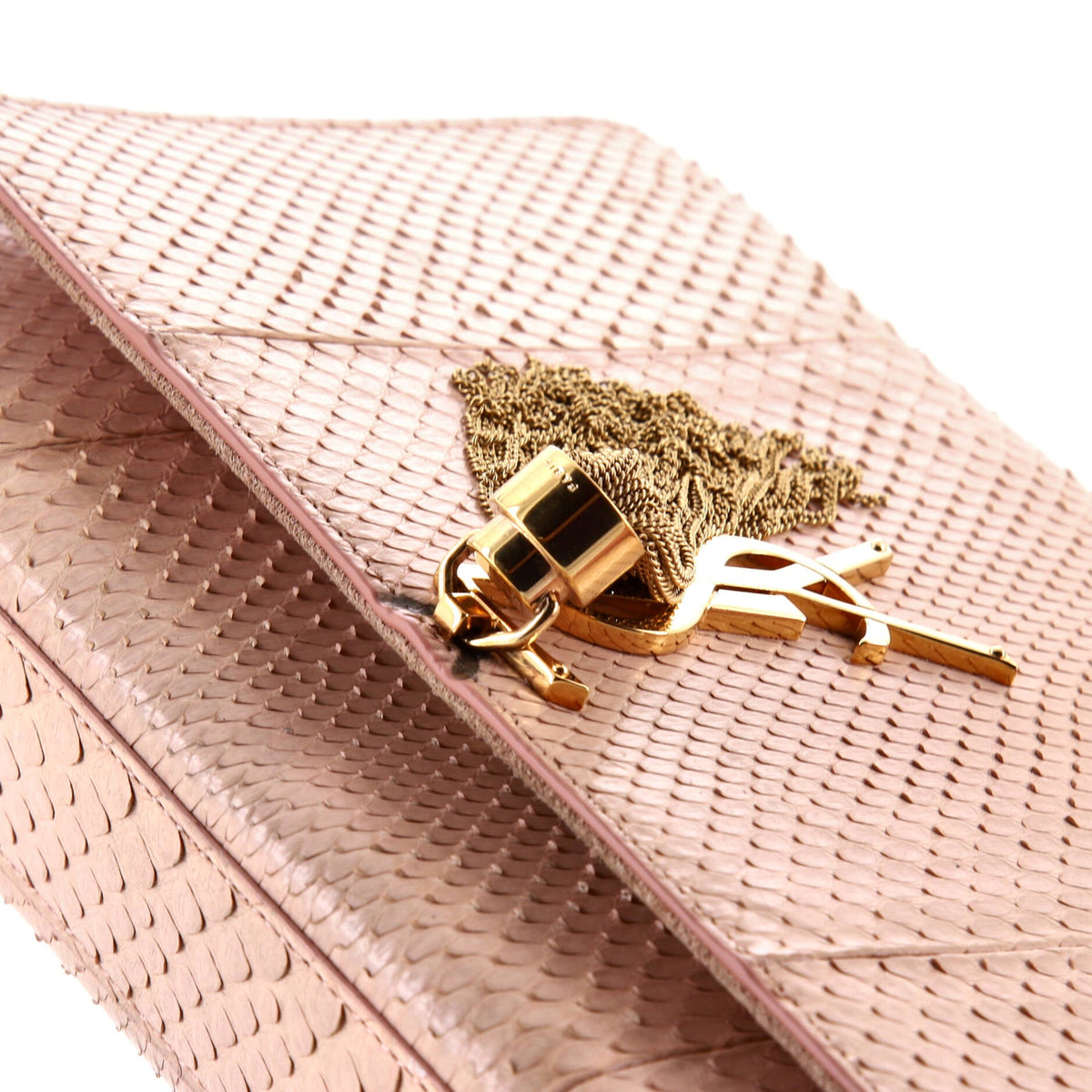 Classic Monogram Tassel Crossbody Bag Python Medium