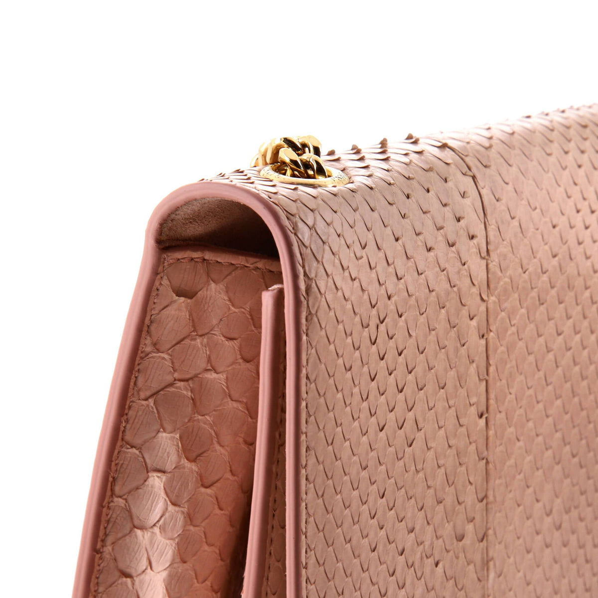 Classic Monogram Tassel Crossbody Bag Python Medium