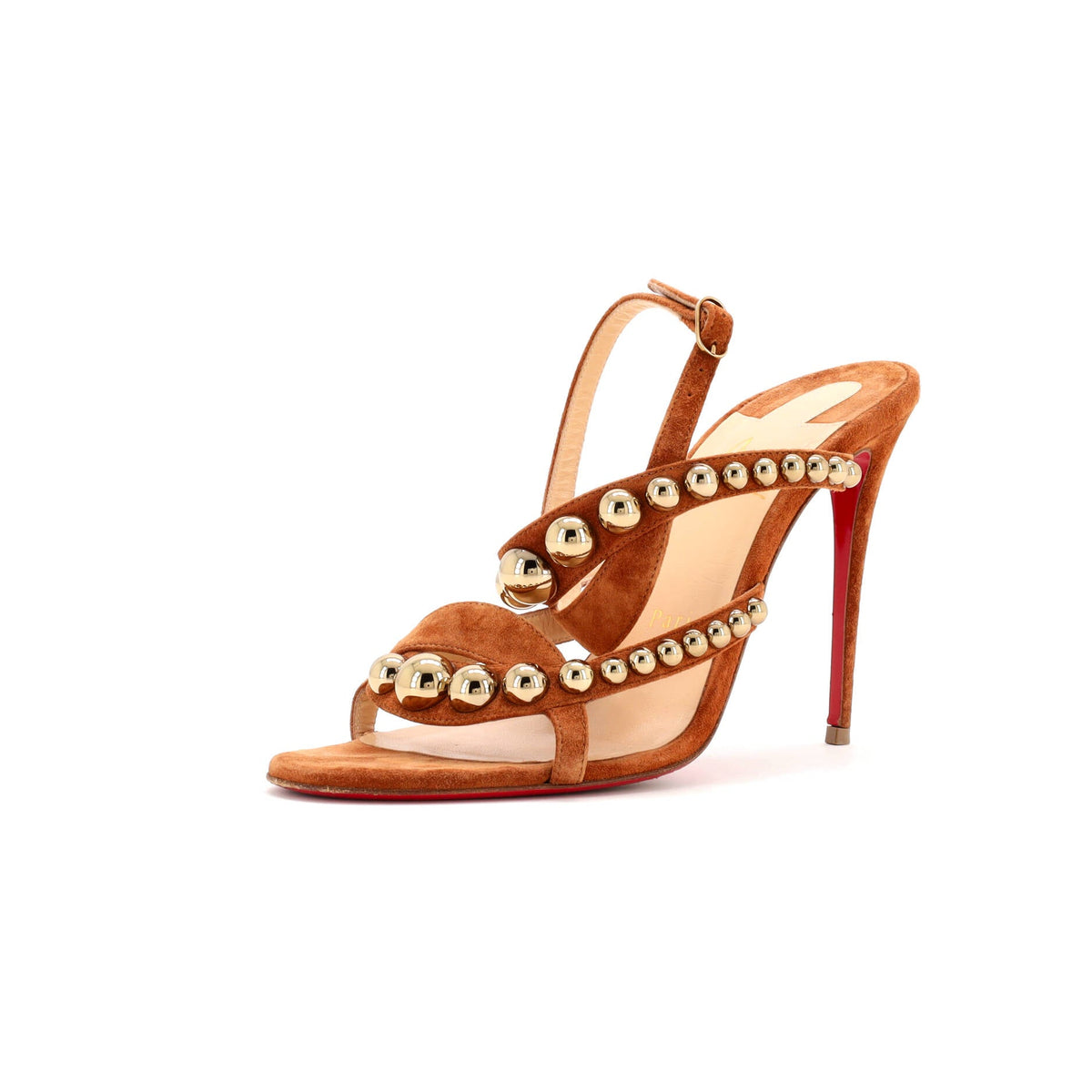 Women's Galeria Heeled Sandals Studded Suede 100