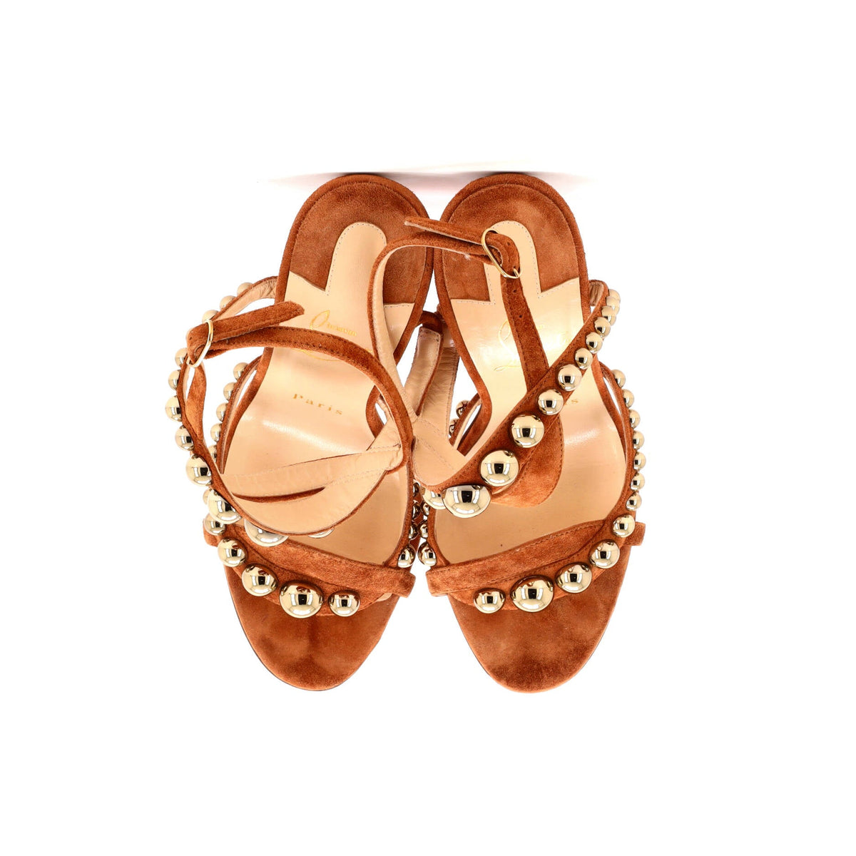 Women's Galeria Heeled Sandals Studded Suede 100