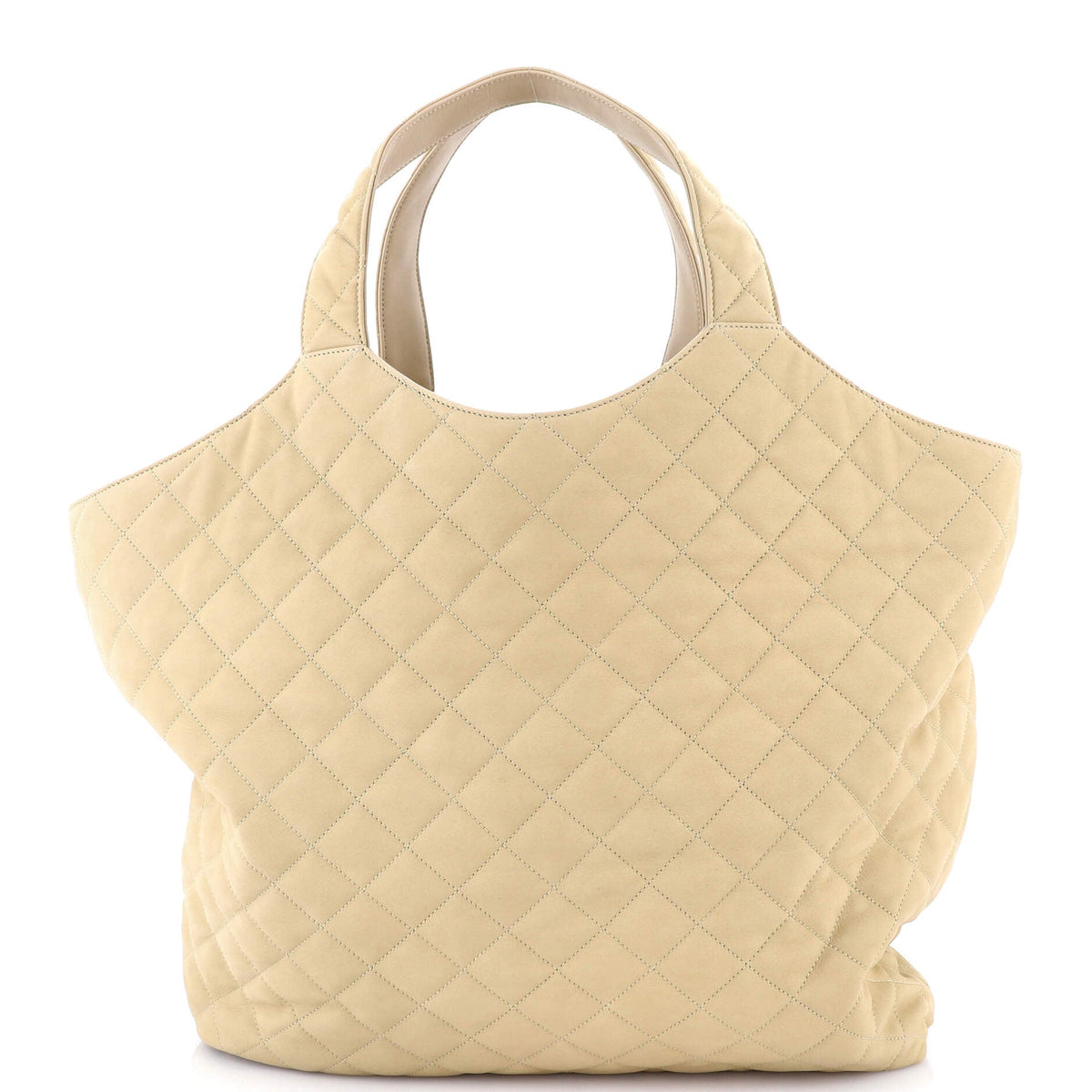 Icare Shopping Tote Quilted Suede Maxi