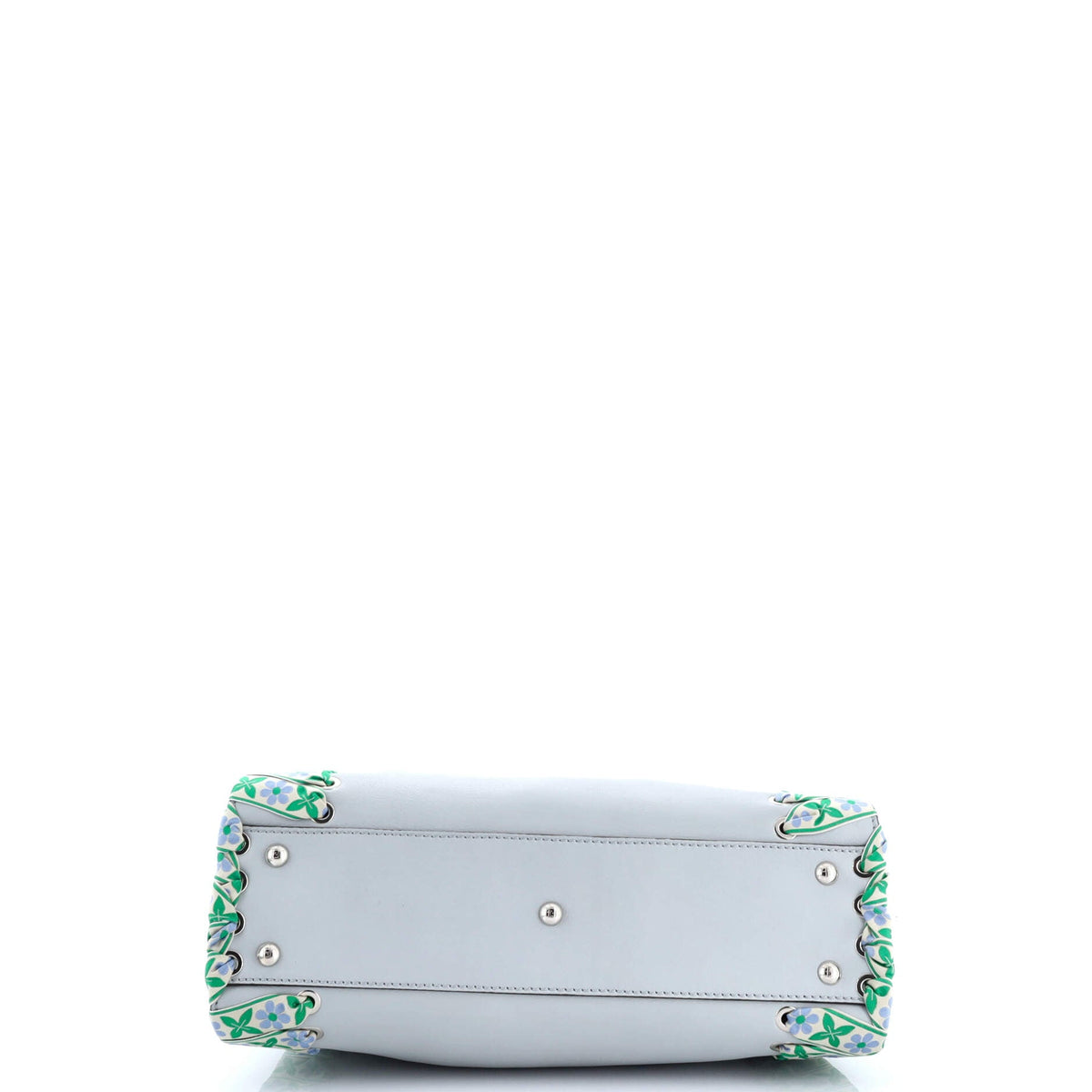 Peekaboo Bag Leather with Ribbon Whipstitch Regular