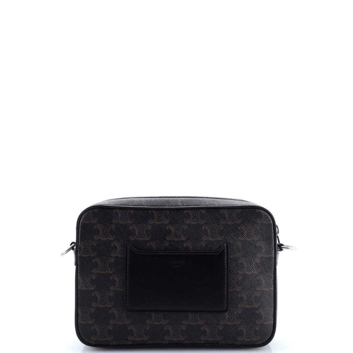 Zip Messenger Bag Triomphe Coated Canvas Small