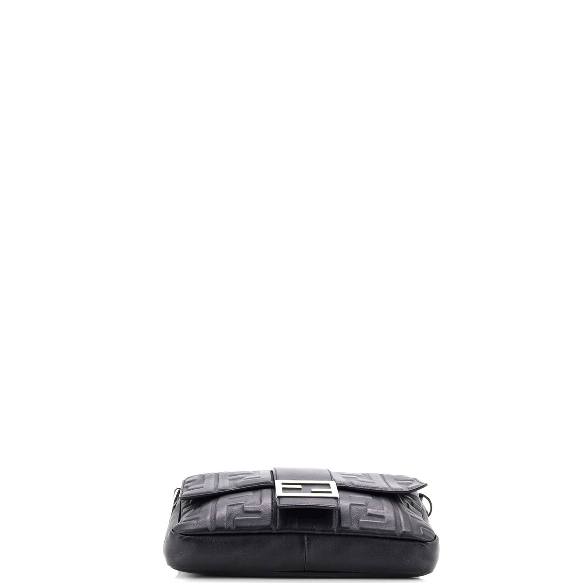 Baguette Convertible Belt Bag Zucca Embossed Leather Medium