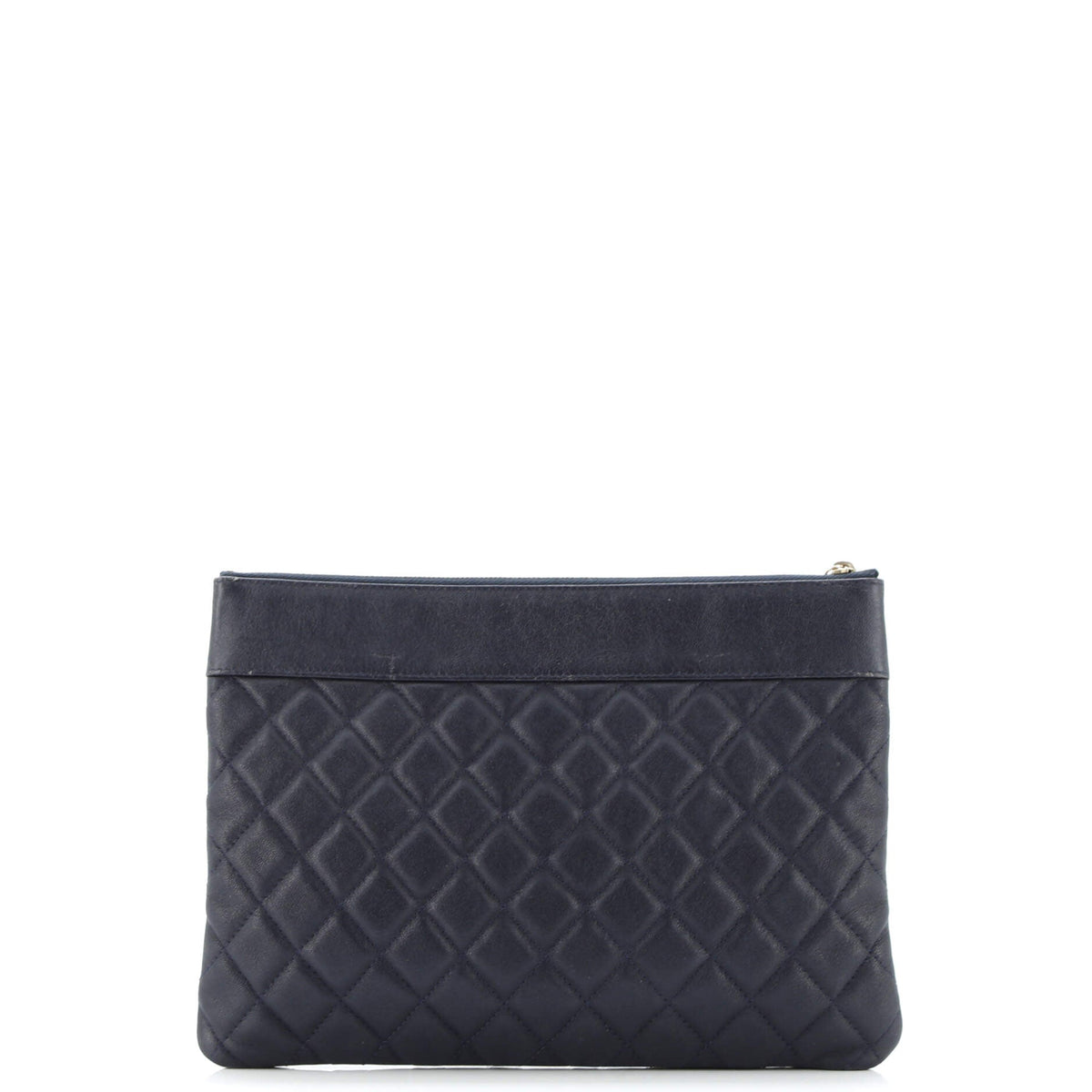 Mademoiselle Vintage O Case Clutch Quilted Sheepskin Medium