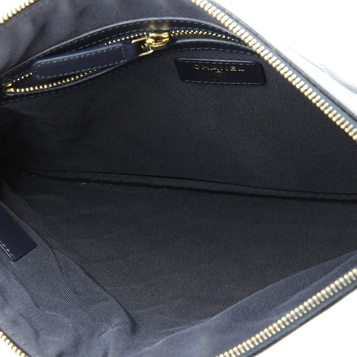 Mademoiselle Vintage O Case Clutch Quilted Sheepskin Medium