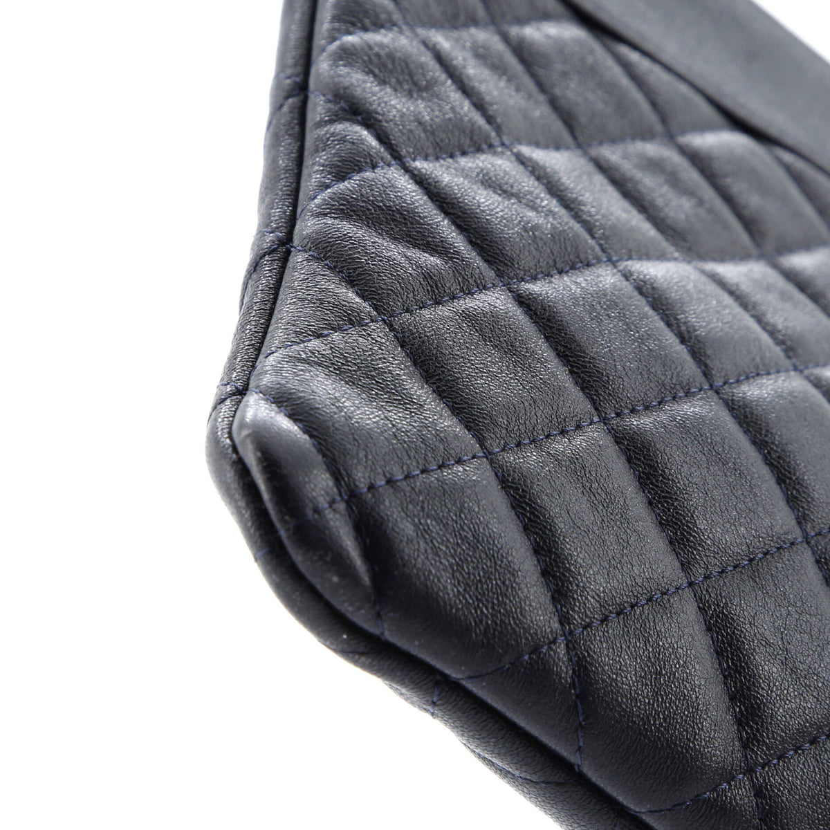 Mademoiselle Vintage O Case Clutch Quilted Sheepskin Medium