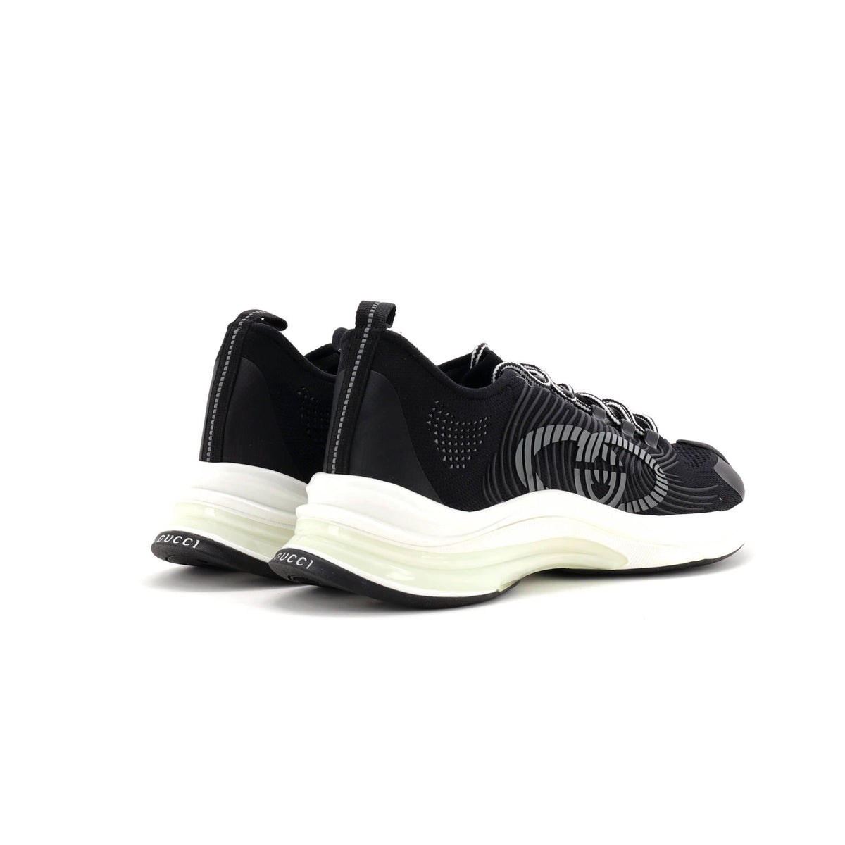 Men's Run Sneakers Embroidered Technical Fabric