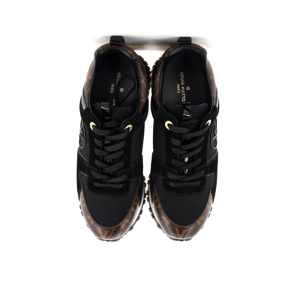Women's Run Away Sneakers Mesh with Monogram Canvas and Suede