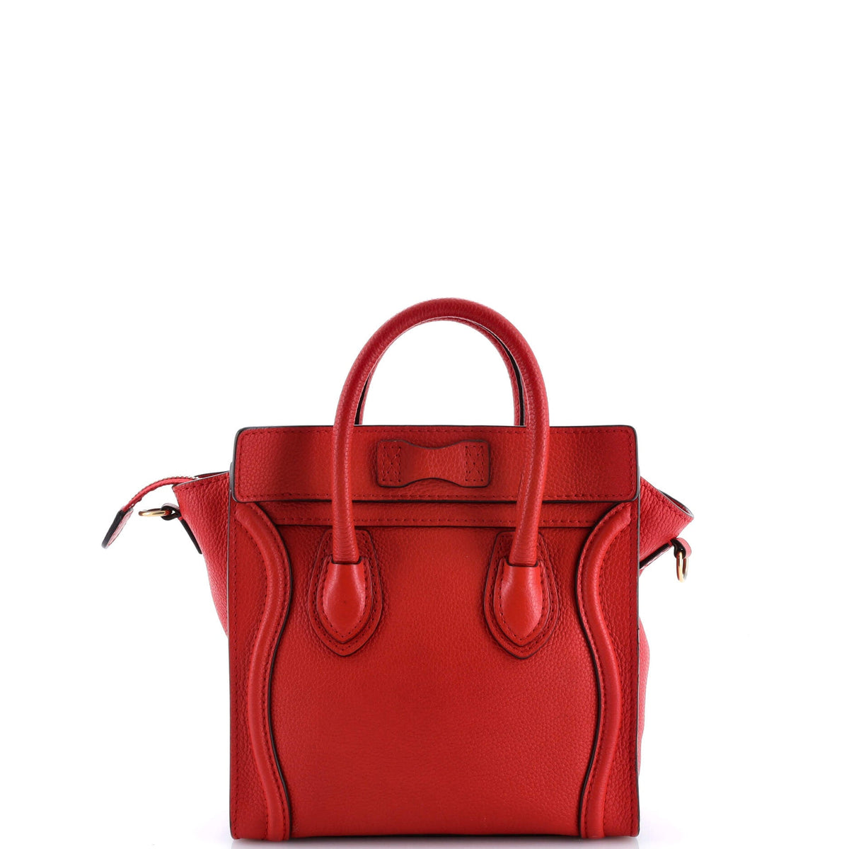 Luggage Bag Grainy Leather Nano