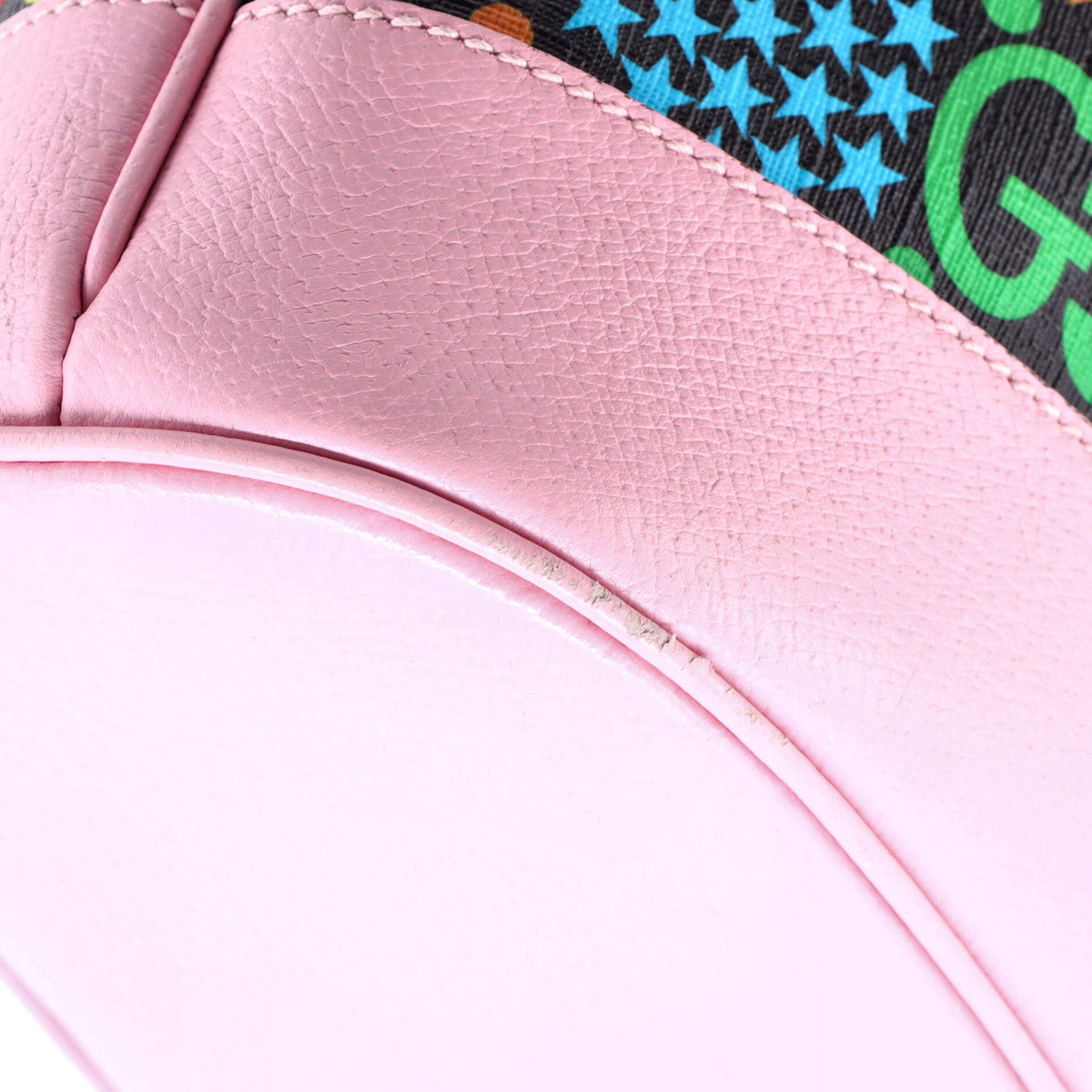 Bucket Bag Psychedelic Print GG Coated Canvas Medium