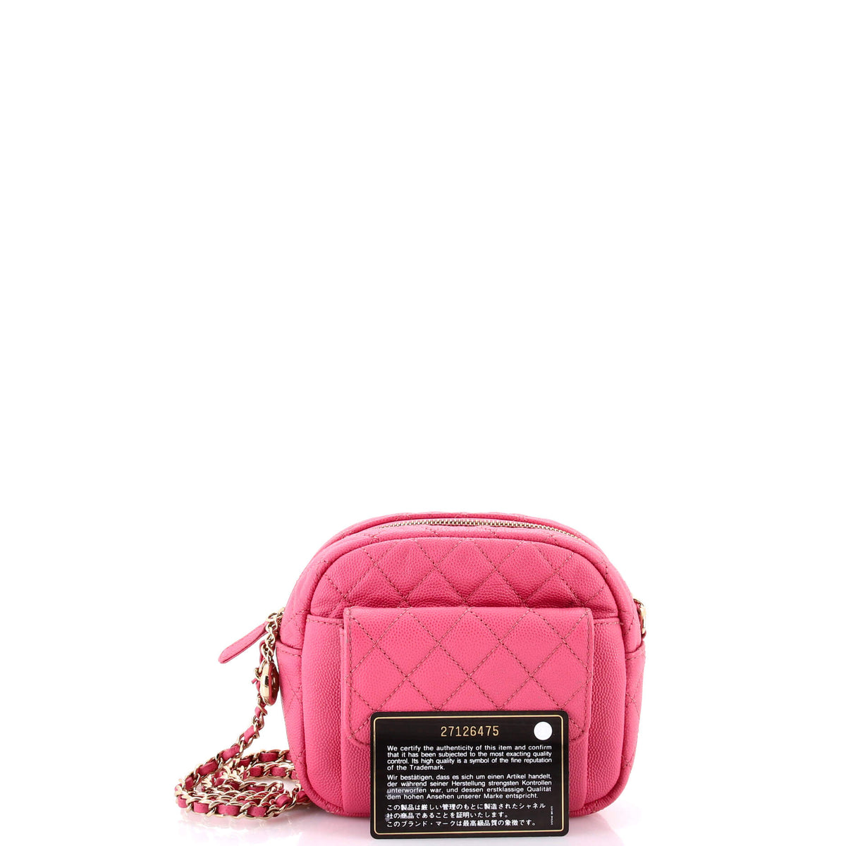 CC Day Camera Case Quilted Caviar Small