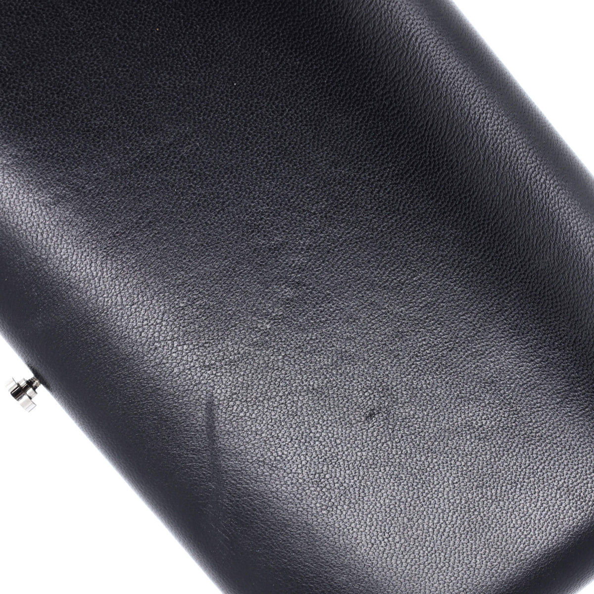 Logo Convertible Chain Box Clutch Leather