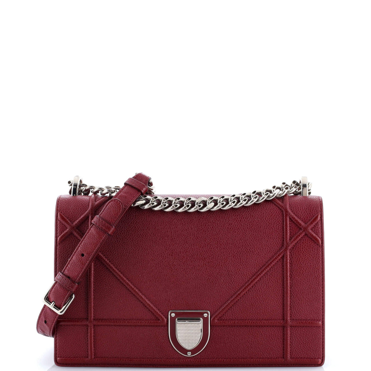 Diorama Flap Bag Grained Calfskin Medium