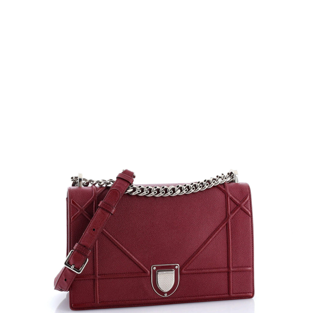 Diorama Flap Bag Grained Calfskin Medium