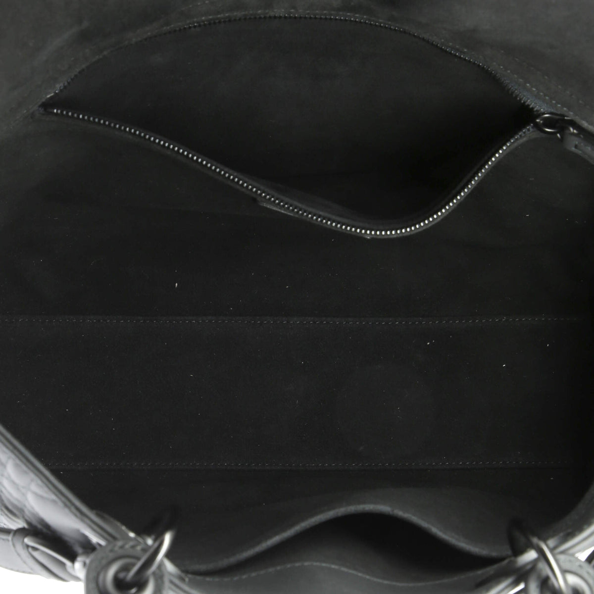 Ultra Matte Lady Dior Bag Cannage Quilt Calfskin Large