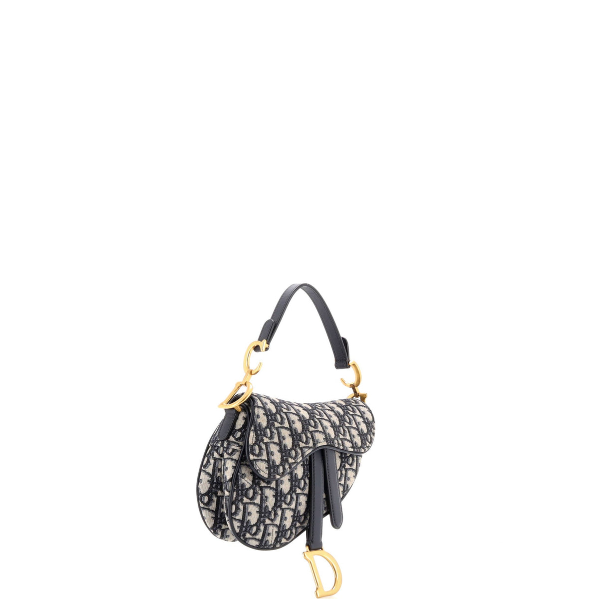 Saddle Handbag Oblique Canvas Mini